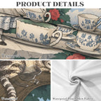 Alice Tea Garden 178cm x 140cm Rectangular Tablecloth 70x55inch (QUE)