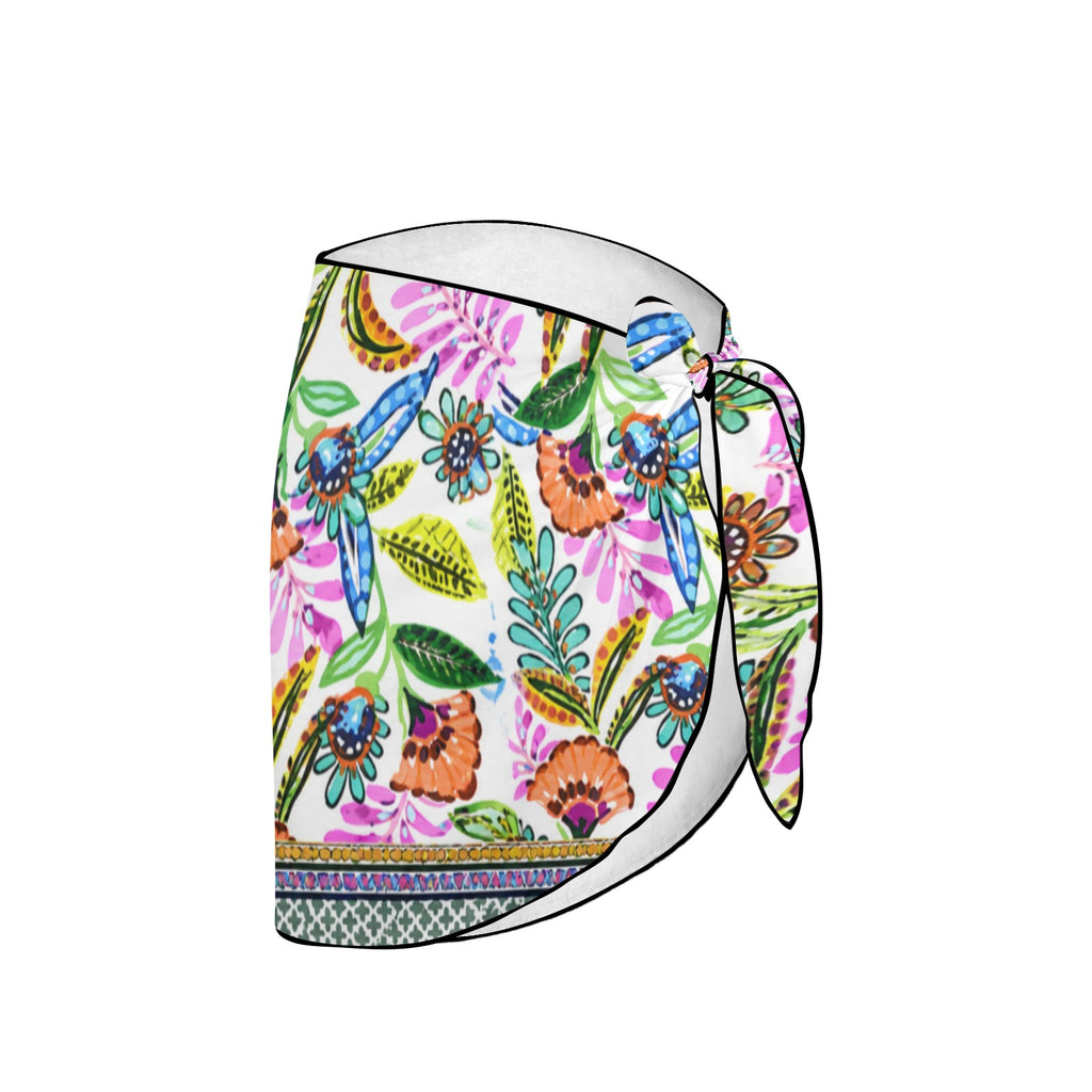 Glacier Waves Beach Sarong Wrap (QUE)