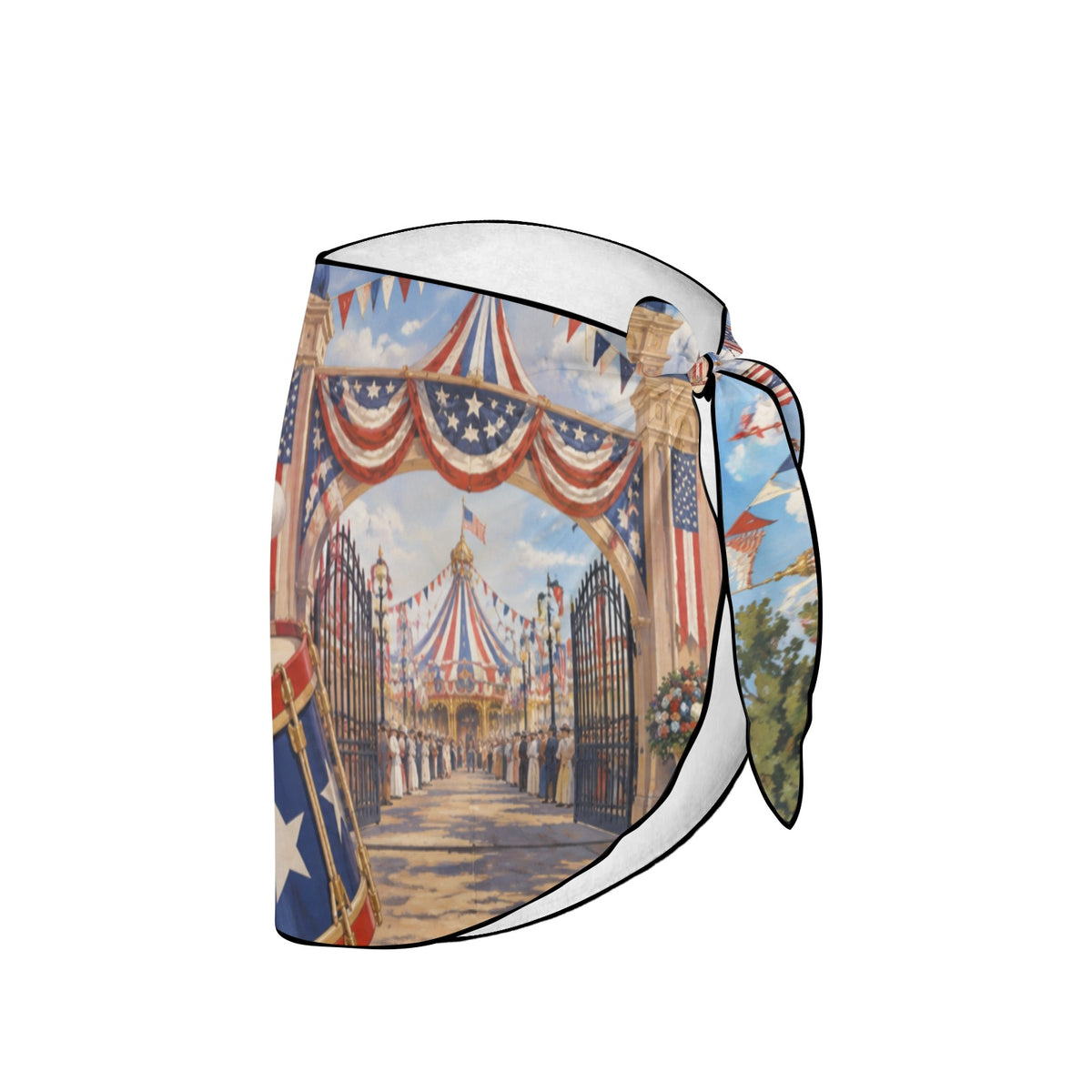 Parade Uncle Sam Beach Sarong Wrap (QUE)