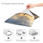 Statue Sailing Sunset 16 x 16 in Envelope Pillow Case