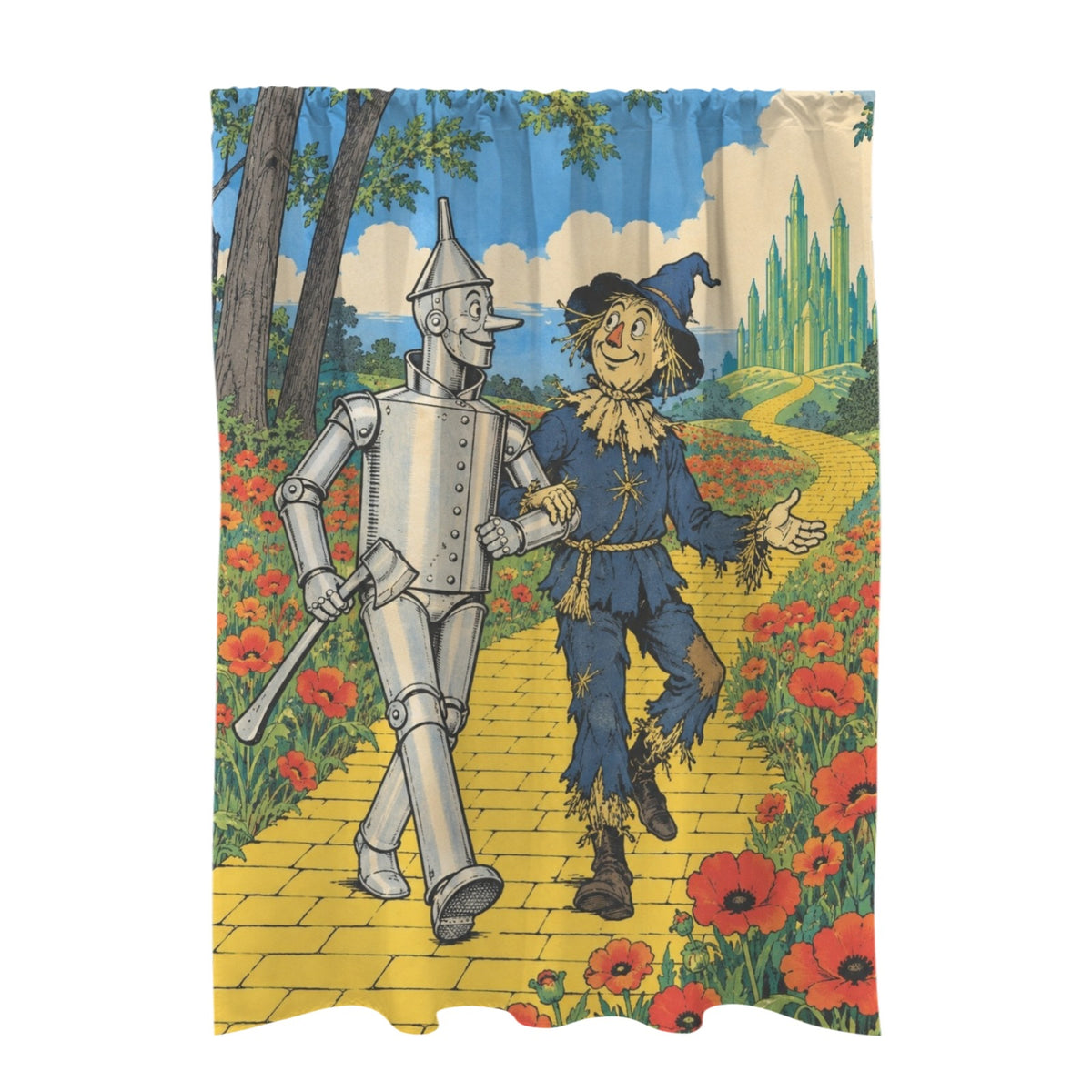 Denslow Oz Pair — 51 x 72 in Door Curtain (QUE)