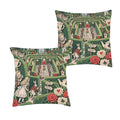 Alice Maze Tea Garden 16 x 16 in Envelope Pillow Case