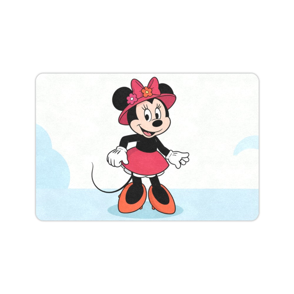 Minnie Flower Hat River Breeze 23.6 x 15.7 in Doormat