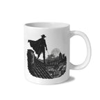 Zorro Lantern Rooftop 11 oz White Ceramic Mug