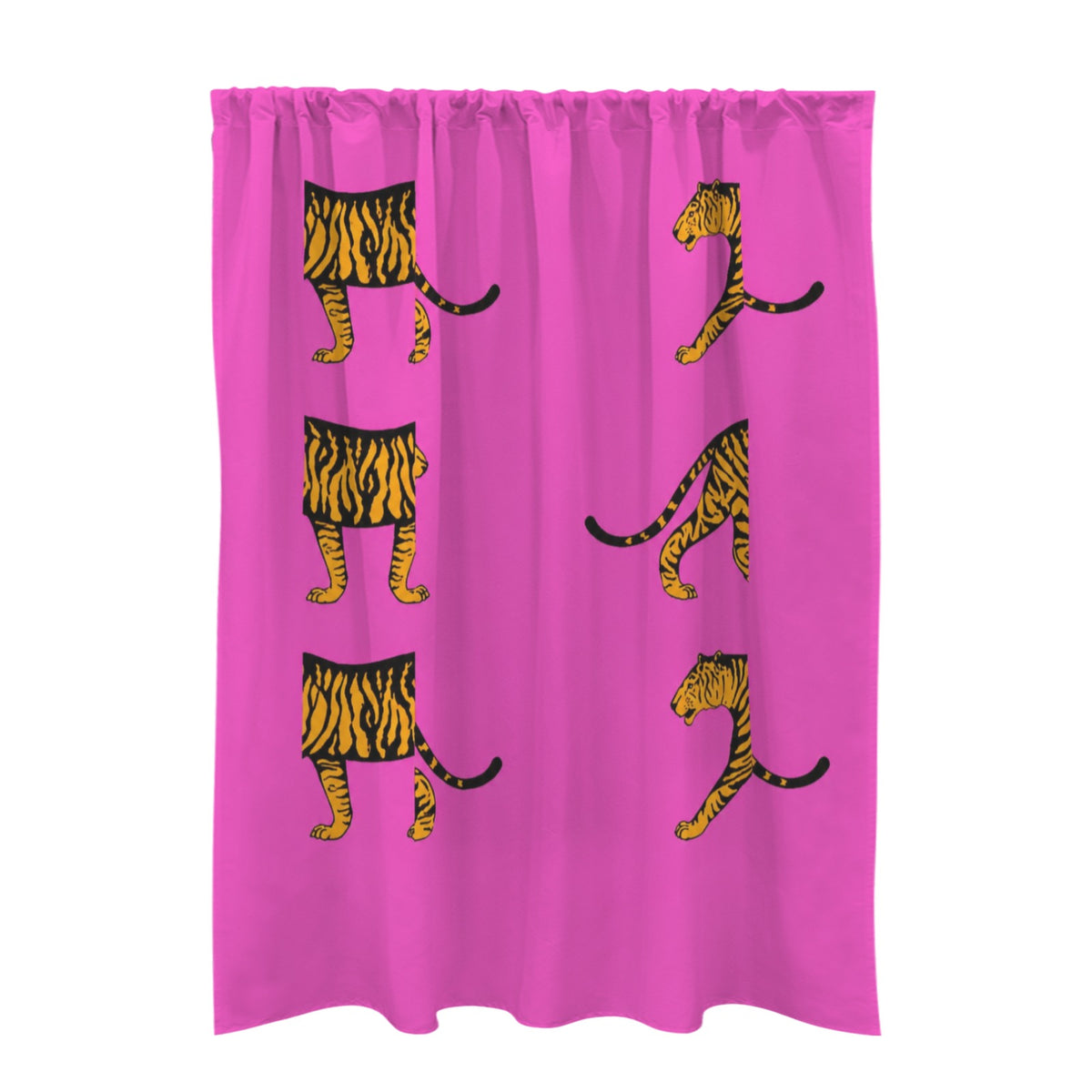 Tiger Stripe Conservatory 51 x 72 in Door Curtain (QUE)