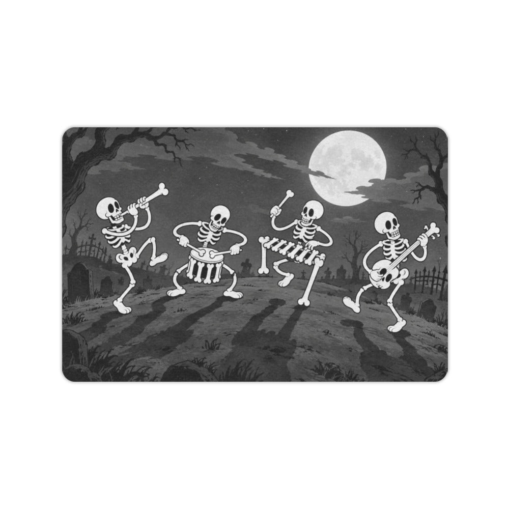 Moonlit Rubber-Hose Skeleton Band 23.6 x 15.7 in Doormat