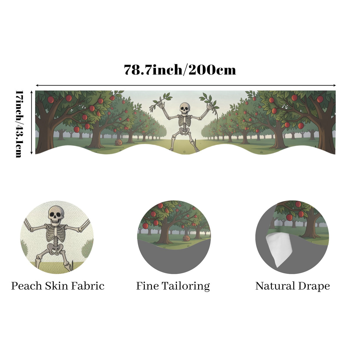 Orchard Flight — 200cm x 43.1cm Fireplace Cloth (QUE)