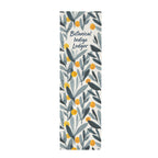 Botanical Indigo Ledger 12 x 40 in Polyester Peach Skin Tapestry
