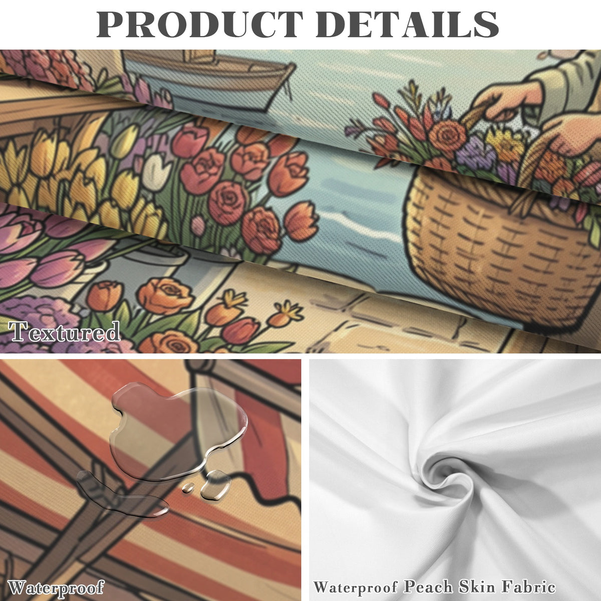 Minnie Market 178cm x 140cm Rectangular Tablecloth 70x55inch (QUE)