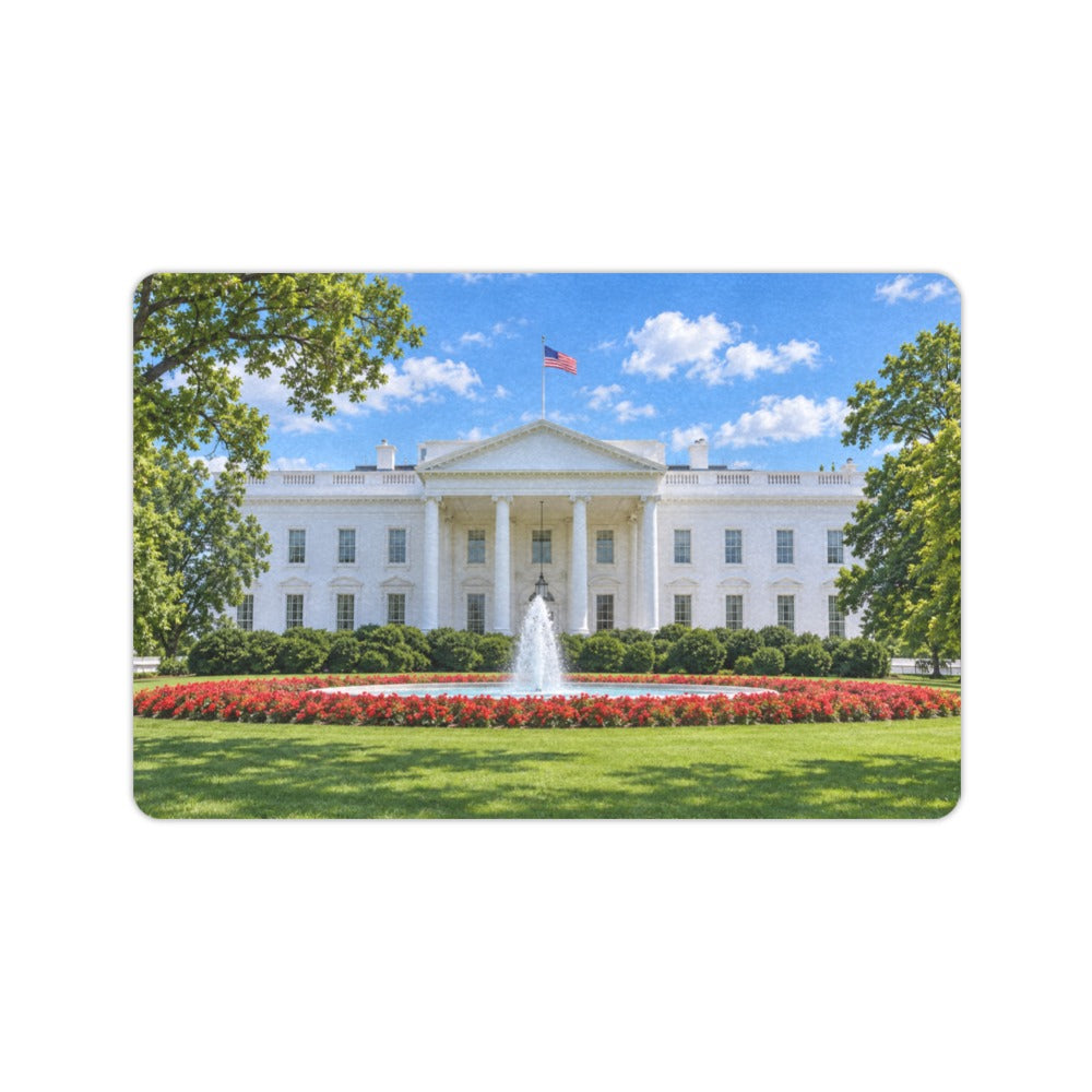 White House North Facade Summer 23.6 x 15.7 in Doormat