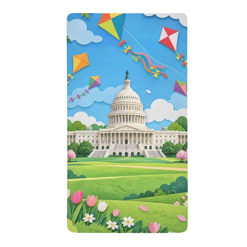Capitol Lawn Kites Fitted Sheet 39x75x13inch (QUE)