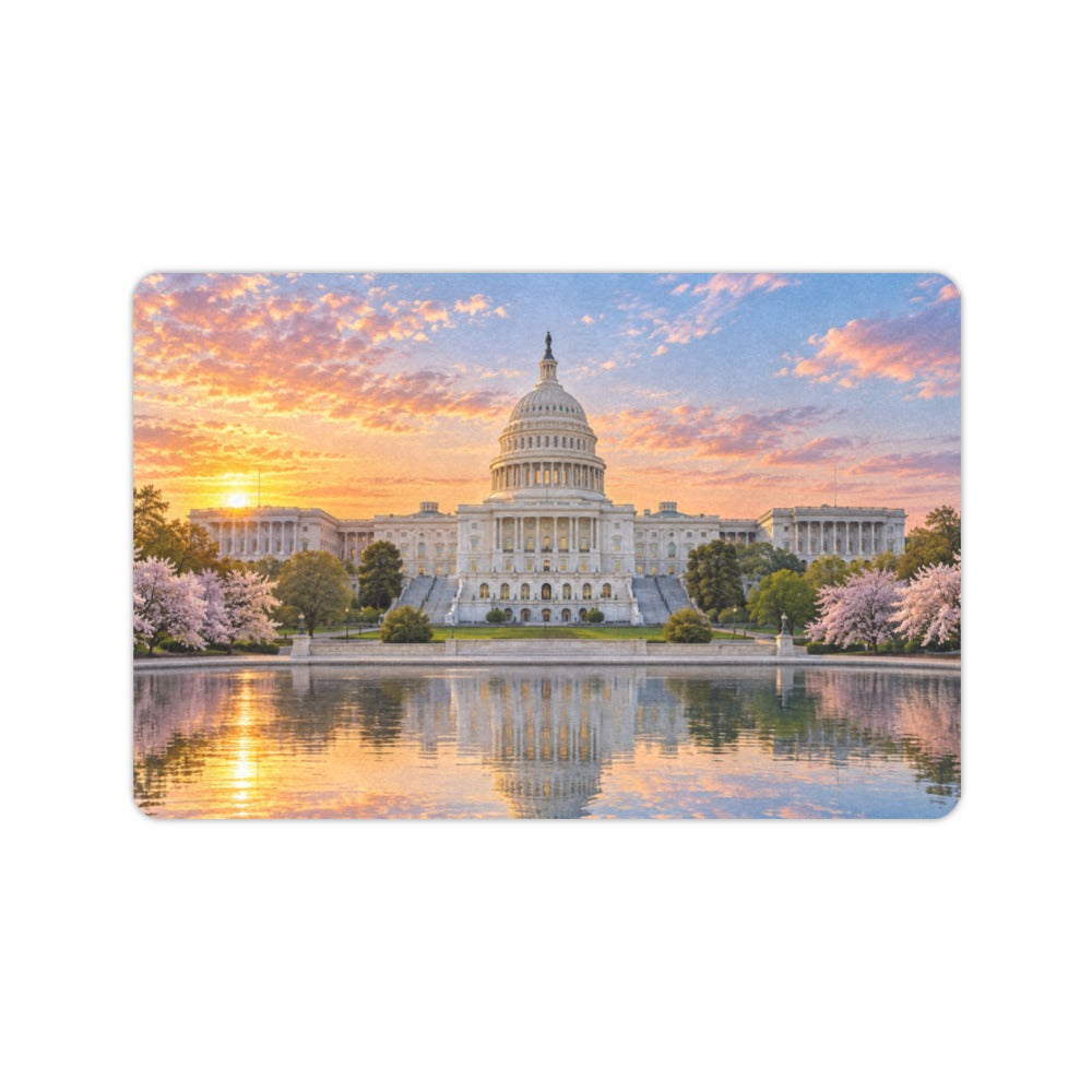 Capitol Dome Morning 23.6 x 15.7 in Doormat