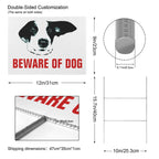Beware of Dog 12 x 9 in House Sign