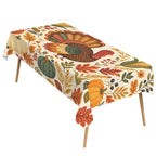 Folk Turkey 178cm x 140cm Rectangular Tablecloth 70x55inch (QUE)