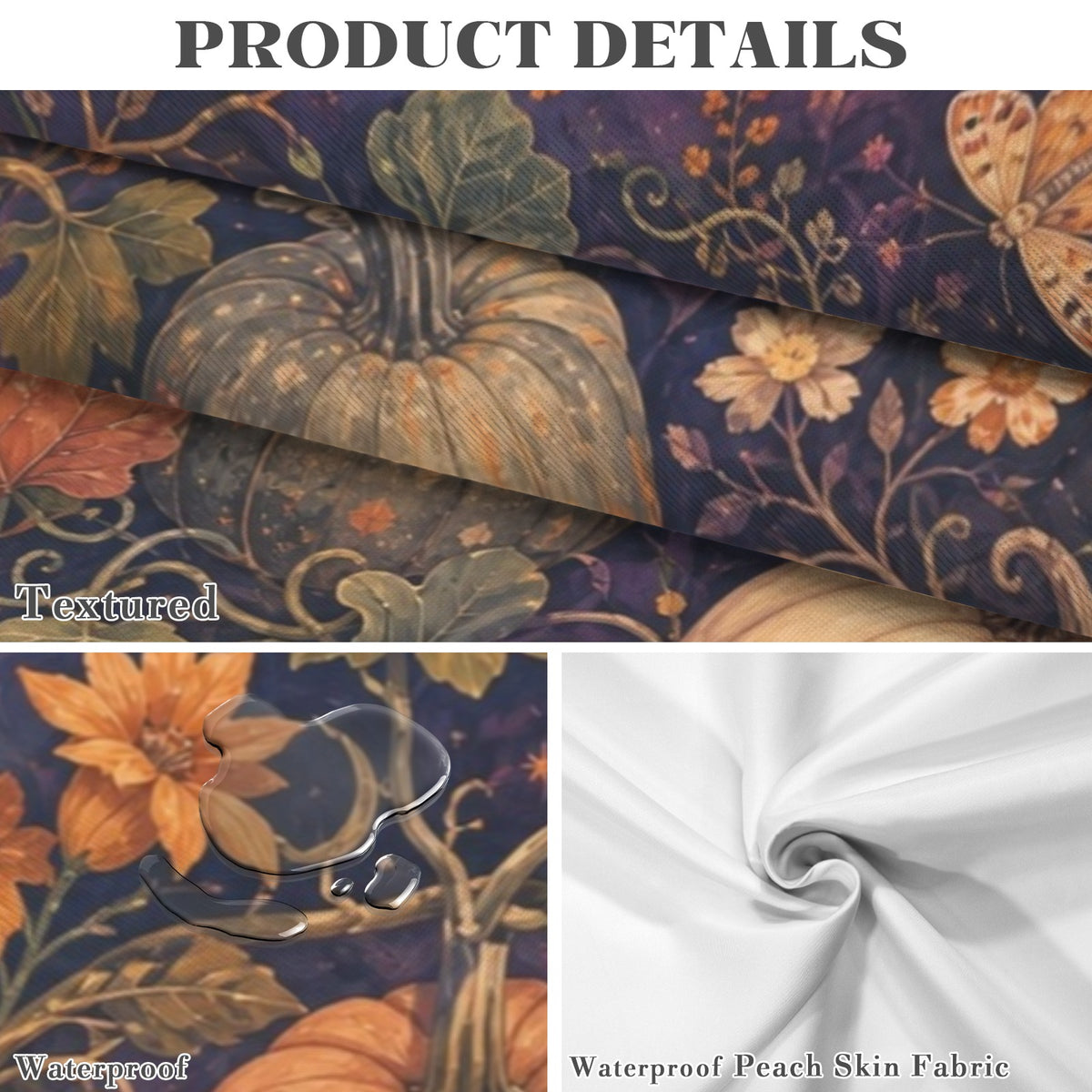 Dusk 178cm x 140cm Rectangular Tablecloth 70x55inch (QUE)