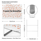 I Want to Breathe 12 x 9 in House Sign