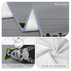 Frankenstein Laboratory Storm 29"x58" (QUE) Waffle Weave Bath Towel