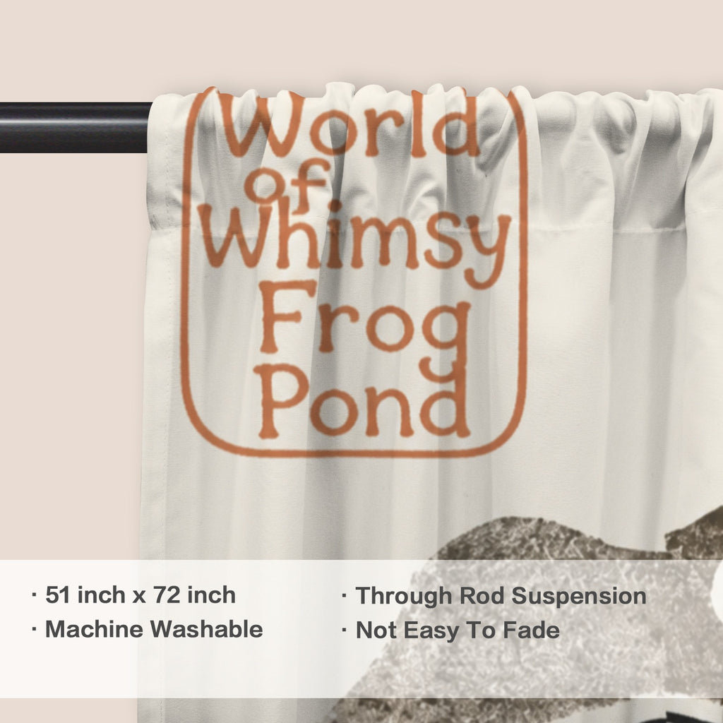 World of Whimsy Frog Pond 51 x 72 in Door Curtain (QUE)