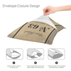 Pen Pals Letter Collage 16 x 16 in Envelope Pillow Case