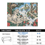 Alice Tea Garden 178cm x 140cm Rectangular Tablecloth 70x55inch (QUE)