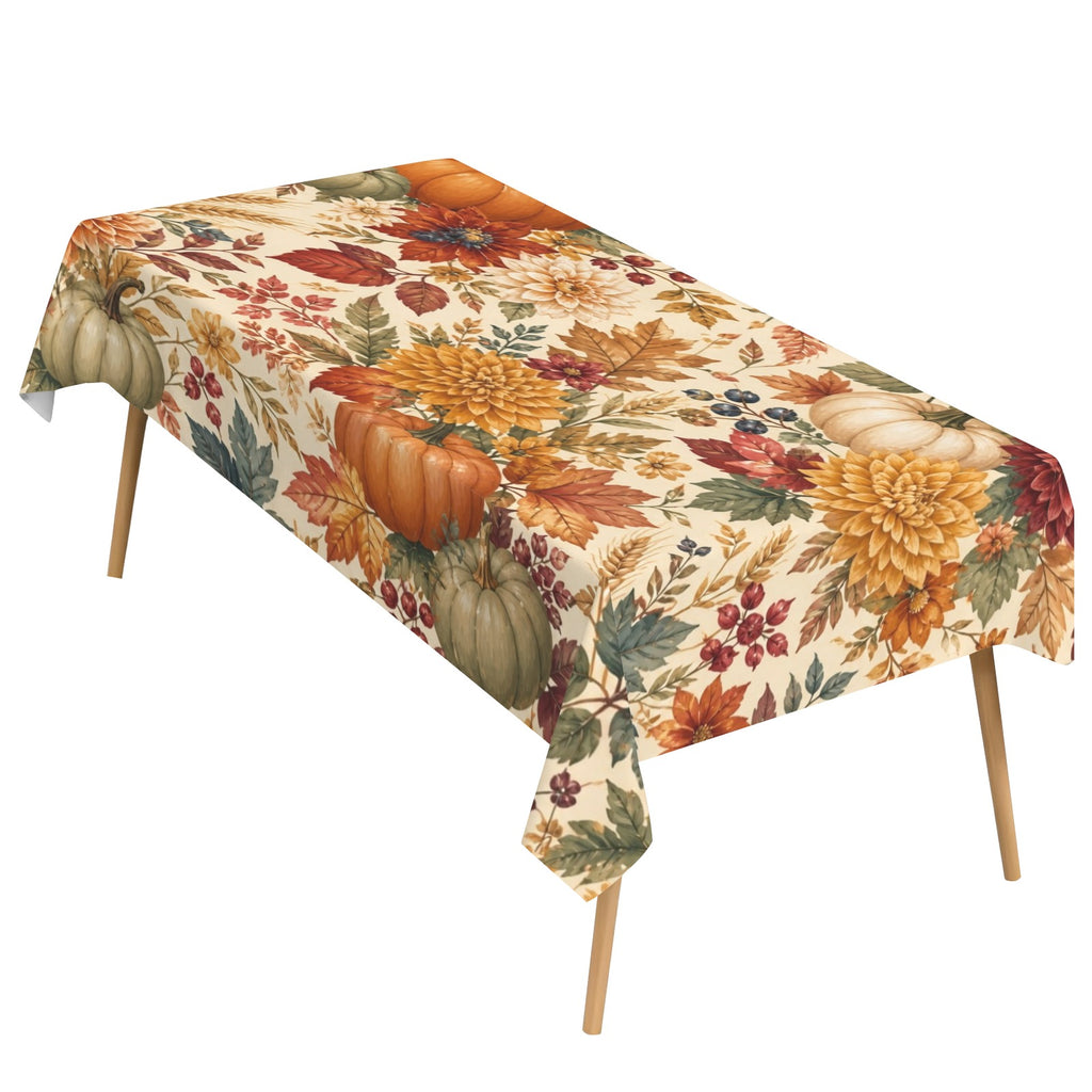 Chintz 178cm x 140cm Rectangular Tablecloth 70x55inch (QUE)