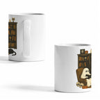Spooky Carousel 11 oz White Ceramic Mug