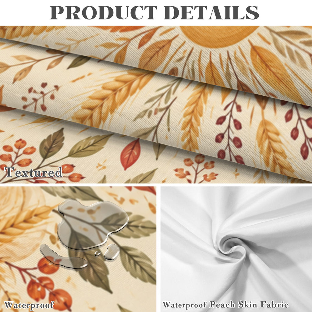 Sunburst 178cm x 140cm Rectangular Tablecloth 70x55inch (QUE)