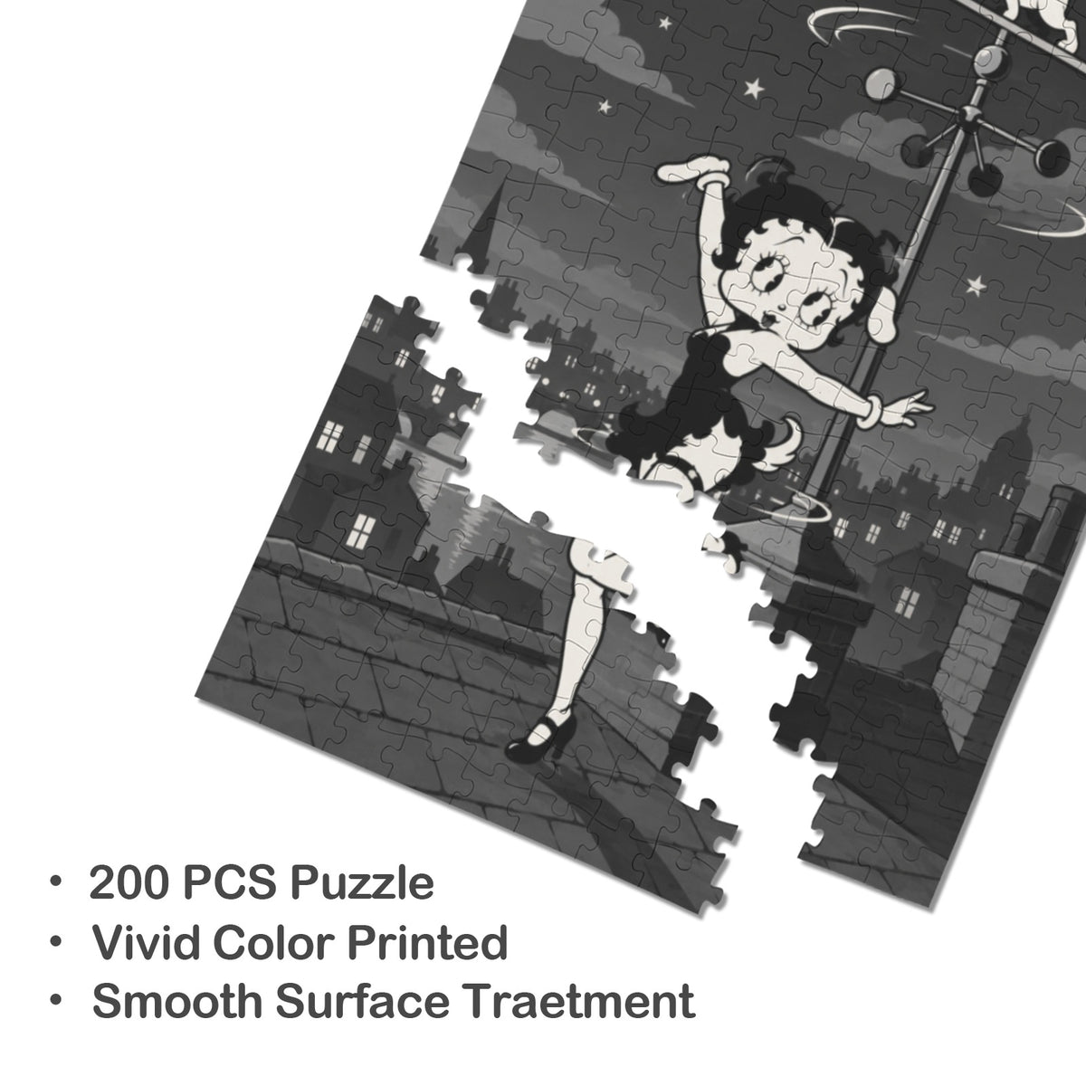 Betty moon 10 x 13.94 in 200-Piece Wooden Jigsaw Puzzle (QUE)