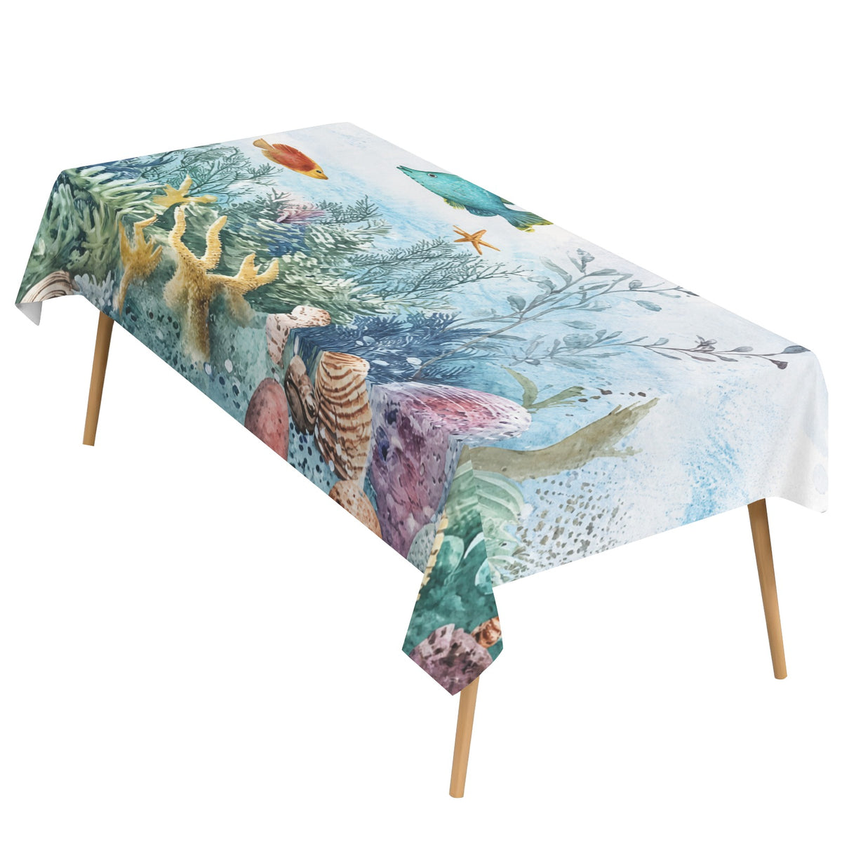 Heritage Blossom 178cm x 140cm Rectangular Tablecloth 70x55inch (QUE)
