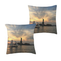 Statue Sailing Sunset 16 x 16 in Envelope Pillow Case
