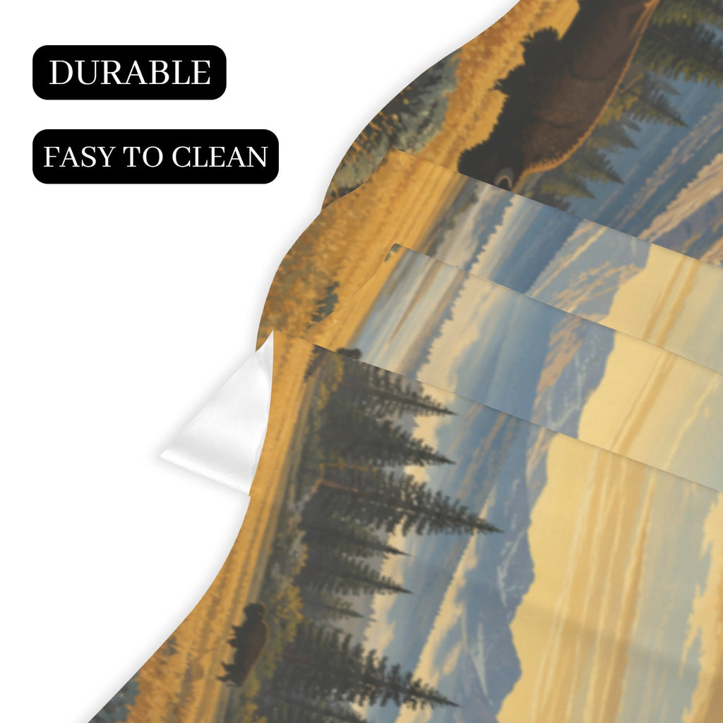 Yellowstone Geyser Basin 200cm x 43.1cm Fireplace Cloth (QUE)