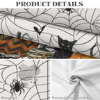 Pumpkin Leaf Border 178cm x 140cm Rectangular Tablecloth 70x55inch (QUE)