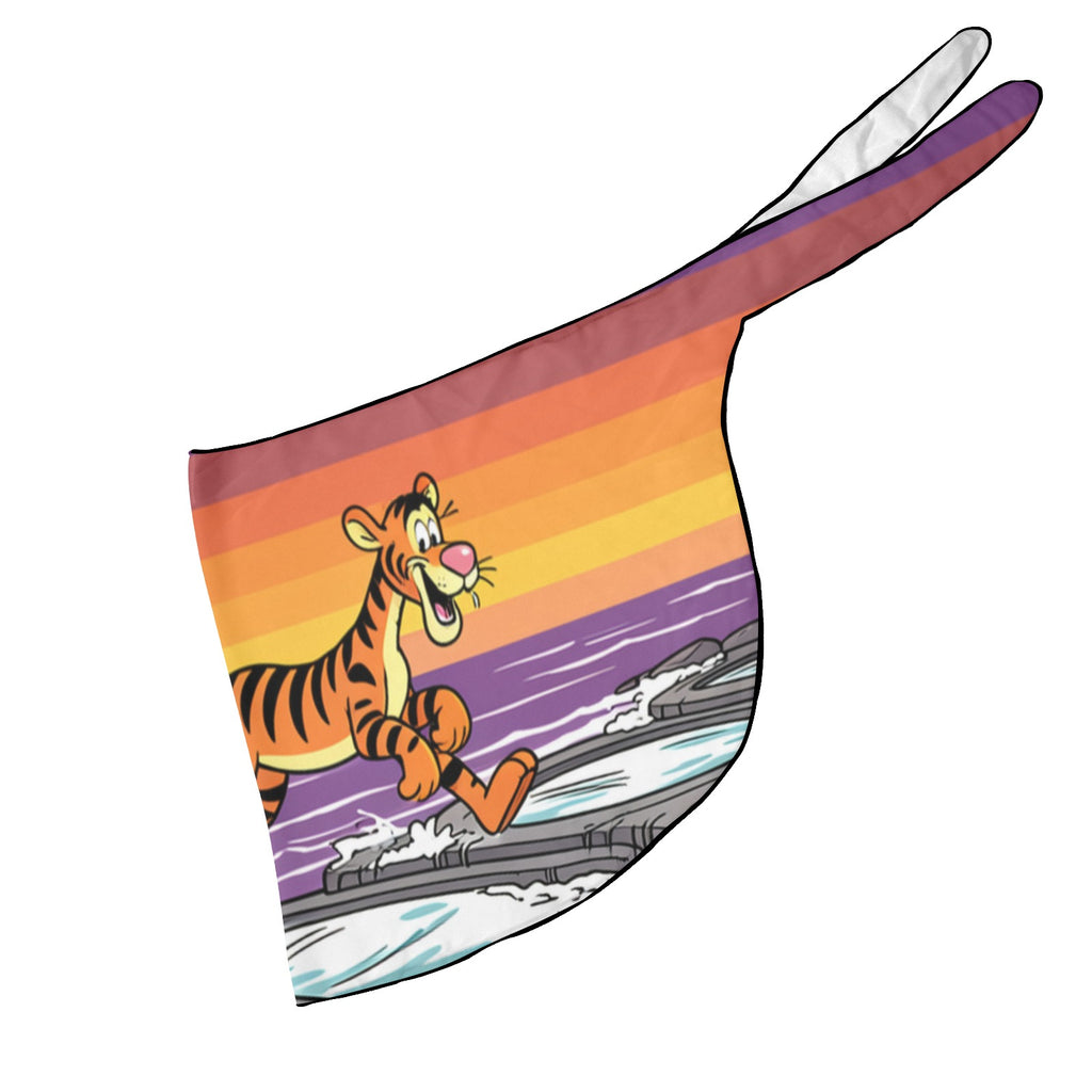 Tigger Striped Sunset Tide Pool Beach Sarong Wrap (QUE)