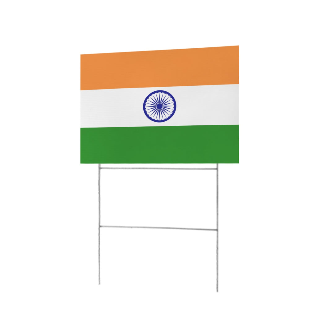 India Flag Celebration 12 x 9 in House Sign