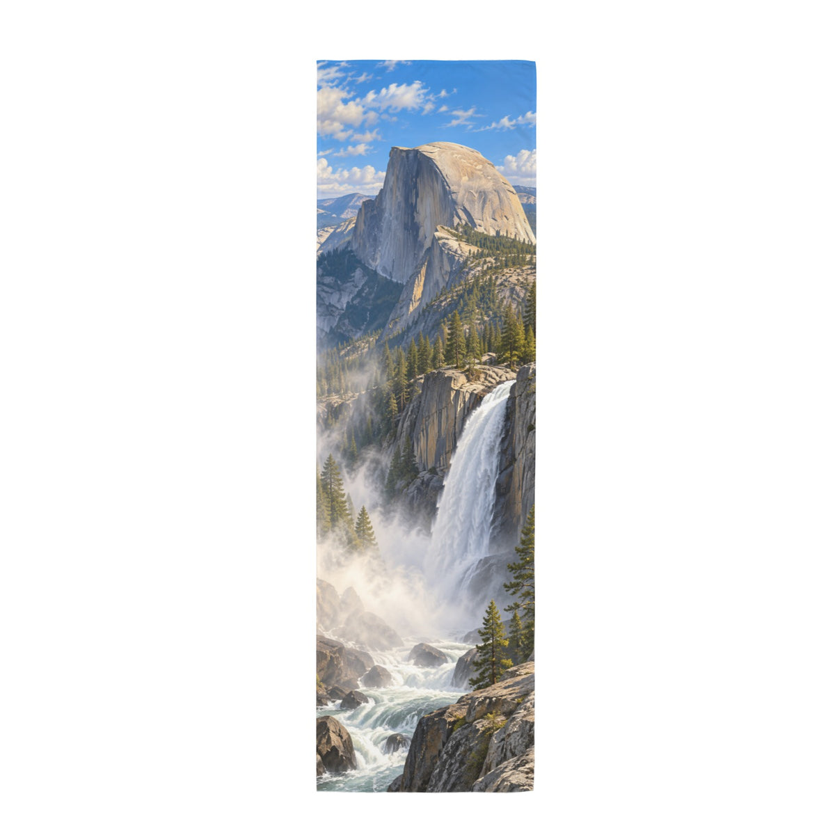 Waterfall Overlook 12 x 40 in Polyester Peach Skin Tapestry