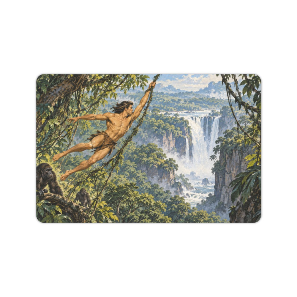 Tarzan Waterfall Swing 23.6 x 15.7 in Doormat