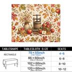 Apple Cider 178cm x 140cm Rectangular Tablecloth 70x55inch (QUE)