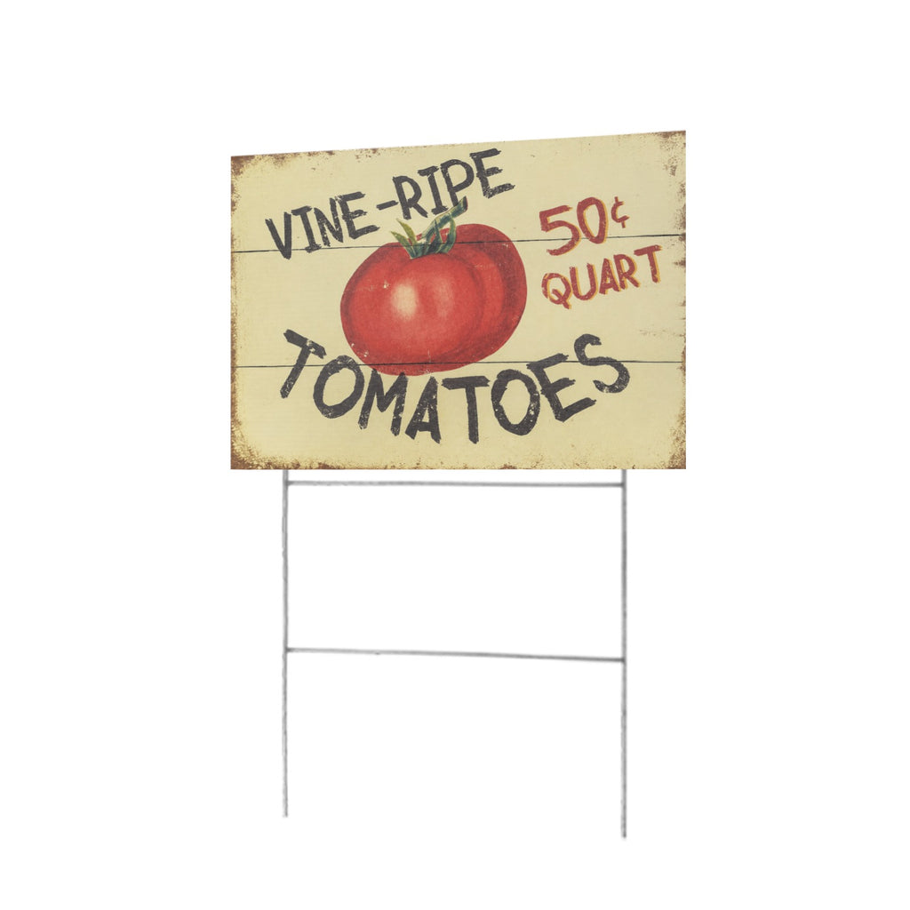 Vine-Ripe Tomato Market Sign 12 x 9 in House Sign