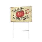 Vine-Ripe Tomato Market Sign 12 x 9 in House Sign