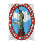 Statue of Liberty Dawn Harbor 51 x 72 in Door Curtain (QUE)