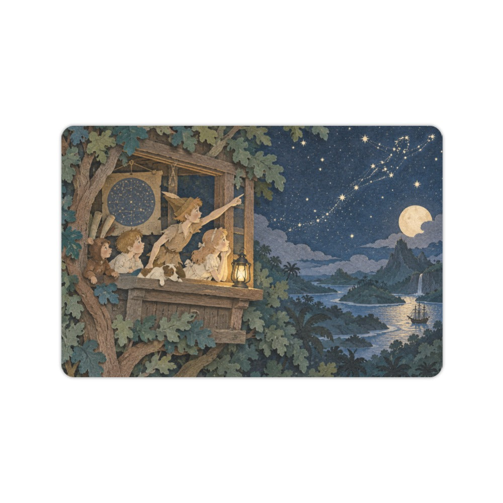 Peter Pan's Treehouse Constellations 23.6 x 15.7 in Doormat