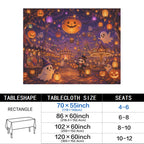 Lantern Carnival 178cm x 140cm Rectangular Tablecloth 70x55inch (QUE)