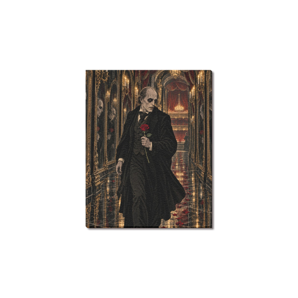 Phantom Theater Rose Frame Canvas Print 8"x10"