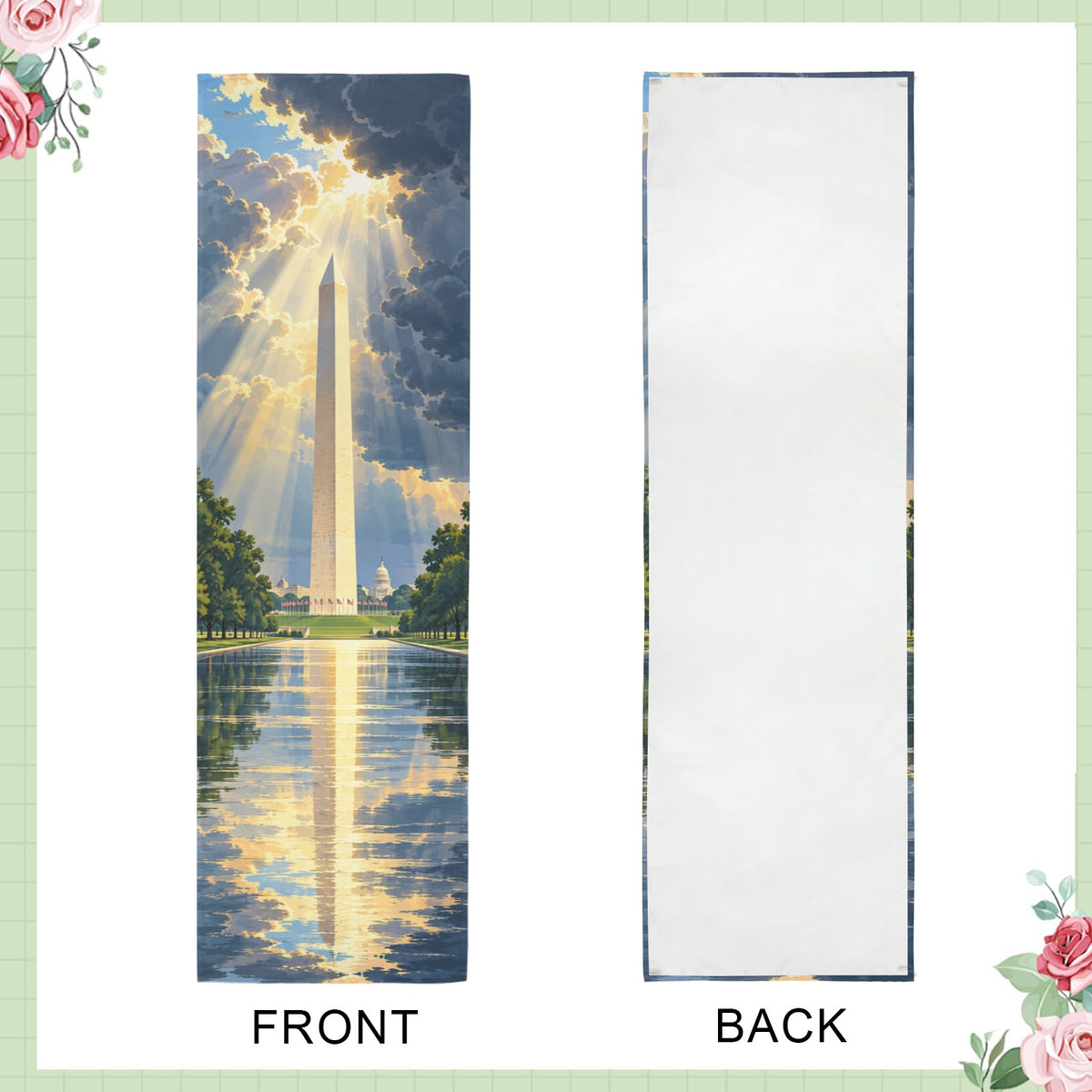 Storm Break 12 x 40 in Polyester Peach Skin Tapestry