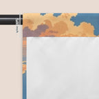 Washington Monument mirrored in an autum 51 x 72 in Door Curtain (QUE)