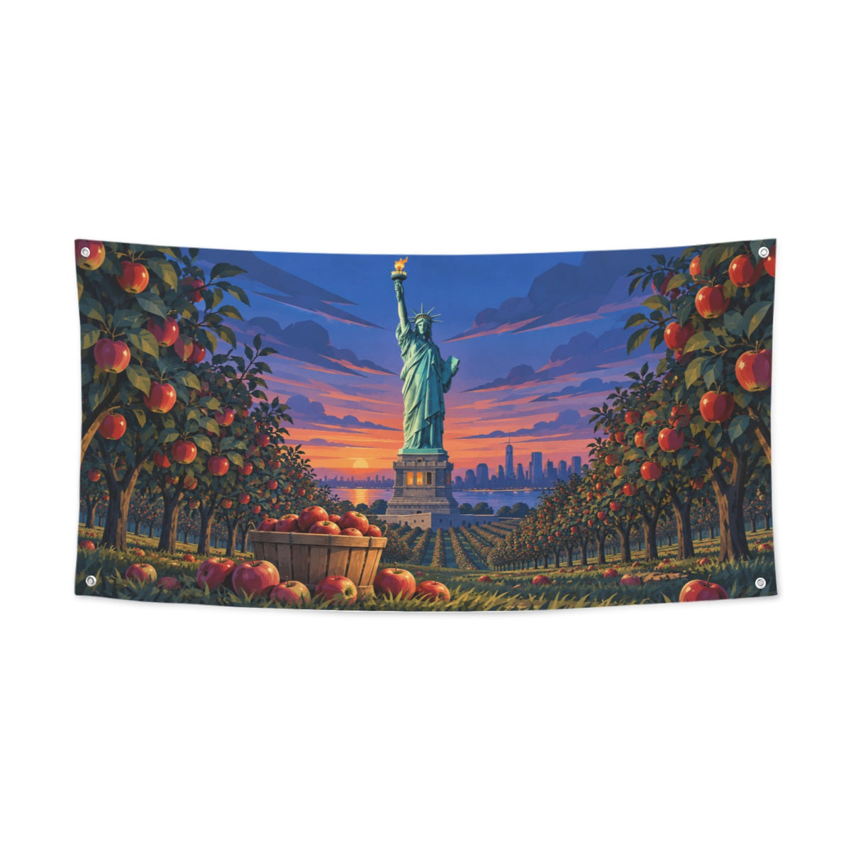 Liberty Torchlight Orchard 47 x 24 in Festival Banner