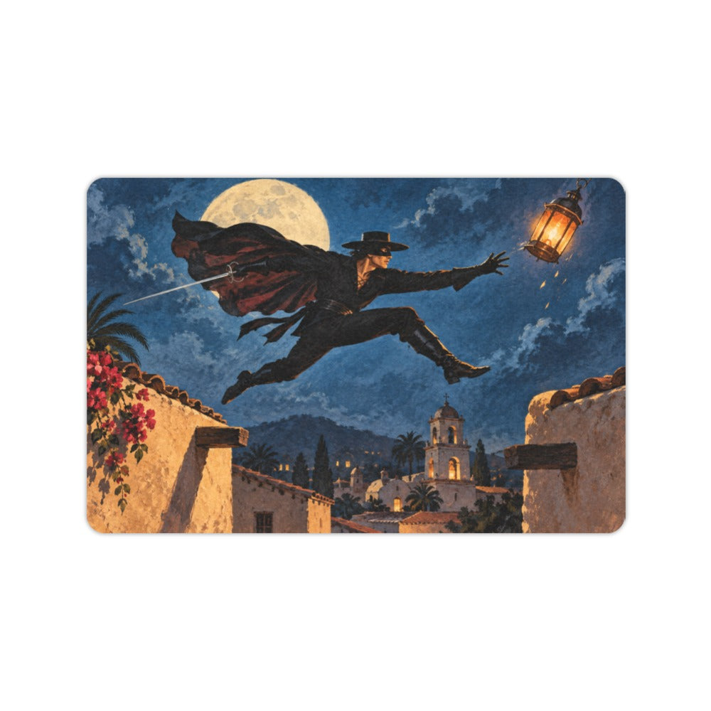 Zorro and the Falling Lantern 23.6 x 15.7 in Doormat