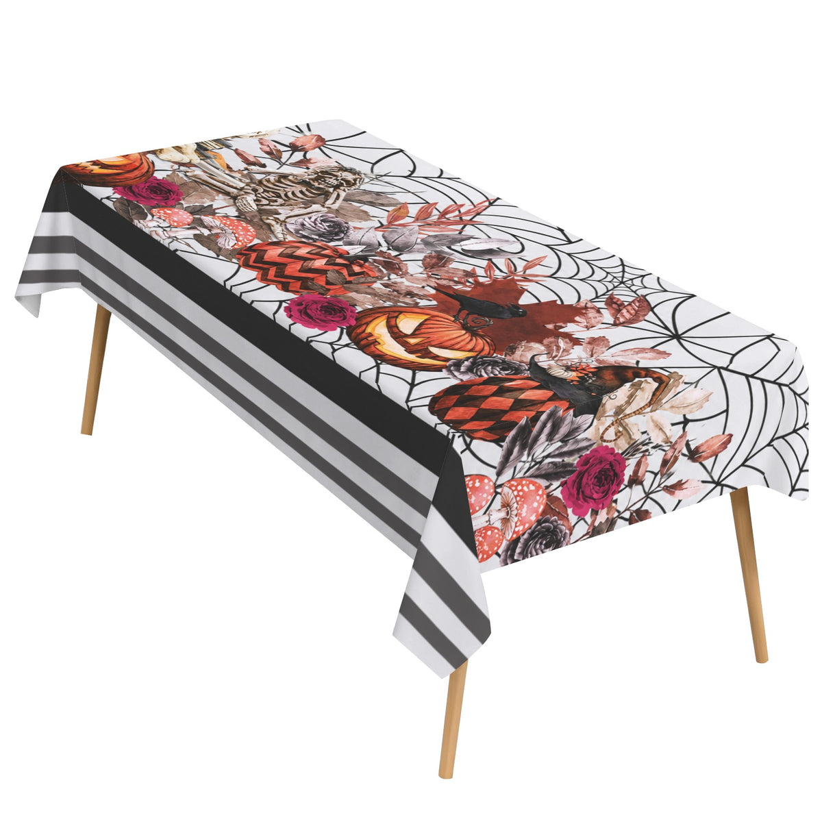 Harvest Medallions 178cm x 140cm Rectangular Tablecloth 70x55inch (QUE)