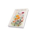 Letterpress Wildflower Note Frame Canvas Print 8"x10"