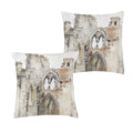 Ruined Castle Map 16 x 16 in Envelope Pillow Case